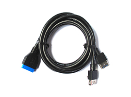 USB 3.0 20P TO A(F)+A(F) 
